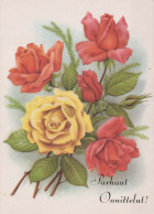 FLOWERS Vintage Postcard CPSM #PBZ640.GB - Fiori