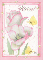 FLOWERS Vintage Postcard CPSM #PBZ460.GB - Blumen