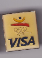 Pin's JO Barcelona 92 Logo Visa Réf 8430 - Jeux Olympiques