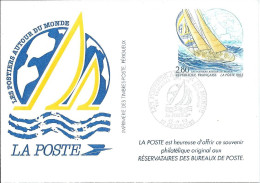 Document De La Poste 1993 Les Postiers Autour Du Monde - Documenten Van De Post