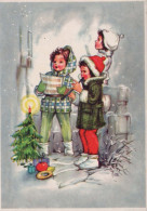 Happy New Year Christmas CHILDREN Vintage Postcard CPSM #PAY013.GB - Nouvel An