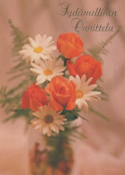 FLOWERS Vintage Postcard CPSM #PAS533.GB - Blumen