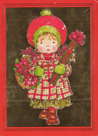 Happy New Year Christmas Children Vintage Postcard CPSM #PAS907.GB - New Year