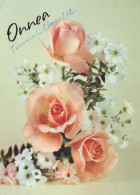 FLOWERS Vintage Postcard CPSM #PAR932.GB - Blumen