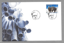 2002 FDC Sibelius Monument Contemporary Art Nordic Stamp Finland Finnland Finlande - FDC