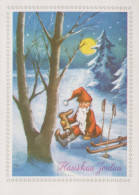 SANTA CLAUS CHRISTMAS Holidays Vintage Postcard CPSM #PAK399.GB - Kerstman