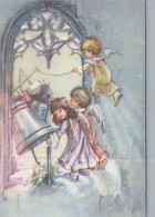 ANGEL CHRISTMAS Holidays Vintage Postcard CPSM #PAG960.GB - Anges