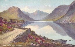 England Wastwater & GT Gable Artwork Signed E.H Thompson Lakeland Picturesque Scenery - Andere & Zonder Classificatie