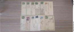 AUSTRIA (LOT-11) > POSTAL HISTORY > 12 Stationary Cards From Empire And 1st Republic Periods - Briefe U. Dokumente