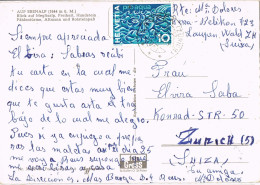 54985. Postal LAUPEN Wald (Zh) Suisse 1964. Vistas Niños AUF EBENALP - Covers & Documents