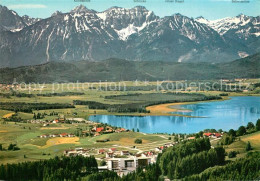 73577804 Hopfen See Panorama Kurzentrum Enzensberg Tiroler Alpen Fliegeraufnahme - Füssen