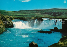 73577701 Island Godafoss Wasserfall Landschaftspanorama Island - IJsland