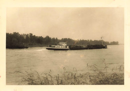 Péniche Batellerie * Thème Péniches Barge Chaland * Photo Ancienne 10x7cm - Houseboats