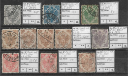 Bosnia-Herzegovina/Austria-Hungary, Coat Of Arms (11 STAMPS) ALL I Plate, Different Perforations - Bosnia And Herzegovina