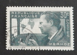 FRANCE YT 337 OBLITERE "JEAN MERMOZ" ANNÉE 1937 - Usados