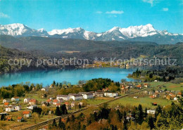 73577136 Krumpendorf Woerthersee Panorama Kur- Und Badeort Mit Mittagskogel Kara - Andere & Zonder Classificatie