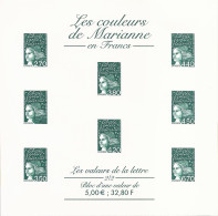 Gravure "Les Couleurs De Marianne En Francs - Les Valeurs De La Lettre 2/2" - Postdokumente