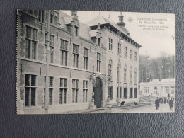 EXPOSITION DE BRUXELLES 1910  PAVILLON DE LA VILLE D'ANVERS - Mostre Universali