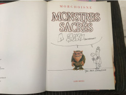 Monstres Sacrés EO DEDICACE BE Albin Michel 08/1996 Morchoisne Goligez (BI2) - Widmungen