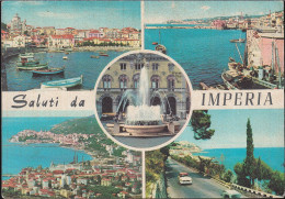 Italien - Imperia (Ligurien) - Old Views - Street - Cars - Beach - Harbor - Imperia