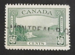 CANADA YT 200 OBLITERE "PORT DE VANCOUVER" ANNÉE 1938 - Usati