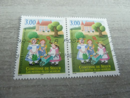 Comtesse De Ségur (1799-1874) Les Petites Filles Modèles - 3f. - Yt 3253 - Multicolore - Double Oblitérés - Année 1999 - - Used Stamps