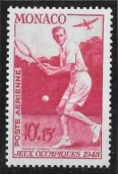 MONACO - JEUX OLYMPIQUES DE LONDRES DE 1948 - TENNIS - PA 34 - NEUF** MNH - Luftfahrt