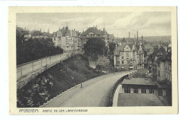 32499 - Pforzheim Partie An Der Lameystrasse Circulée 1927 - Pforzheim