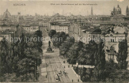 73559257 Muenchen Blick Vom Maximilianeum Auf Die Maximilianstrasse Muenchen - Muenchen