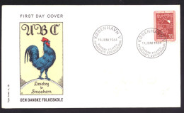 Denemarken / Danmark 420 FDC With Adress Schools (1964) - FDC