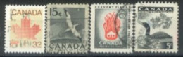 CANADA - 1953/81, DIFFERENT ISSUES STAMPS SET OF 4, USED. - Usati