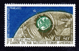 T.A.A.F. 1963 - PA Yvert N° 6 - Neuf ** / MNH - Télécommunications Spaciales, TB - Posta Aerea