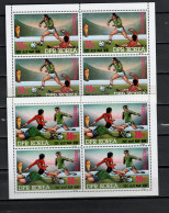 North Korea 1985 Football Soccer World Cup Set Of 2 Sheetlets MNH - 1986 – Messico