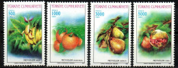 Türkei 1993 - Mi.Nr. 2980 - 2983 - Postfrisch MNH - Früchte Obst Fruits - Obst & Früchte