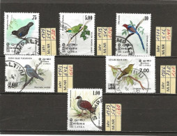 6 Briefmarken Sri Lanka Vögel 1979-1986 Gebraucht - Sonstige & Ohne Zuordnung