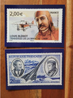 2 Prêts-à-poster   Mermoz Et Blériot , St Exupery , Lettre Internationale - PAP:  Varia (1995-...)