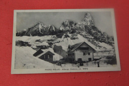 Trento Passo Rolle Albergo Vezzana Veduta Invernale 1930 Ed. Baehrendl  + Timbro - Trento