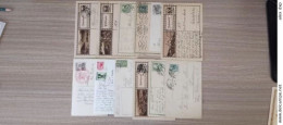 AUSTRIA (LOT-9) > POSTAL HISTORY > 12 Stationary Cards From Empire And 1st Republic Periods - Lettres & Documents