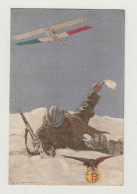 CARTOLINA ILLUSTRATA MILITARE - S.I.A. SOCIETà ITALIANA AVIAZIONE DEL 1918 VERSO TORINO WW1 - Storia Postale