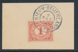 Grootrondstempel Nieuw-Beijerland 1912 - Poststempels/ Marcofilie