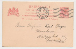 Briefkaart G. 58 B Den Haag - Duitsland 1919 - Postal Stationery