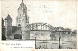 73551152 Mainz Rhein Kaiserbruecke Mainz-Wiesbaden Mainz Rhein - Mainz