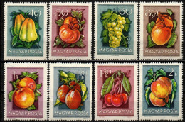 Ungarn 1954 - Mi.Nr. 1387 - 1394 - Postfrisch MNH - Früchte Obst Fruits - Frutas