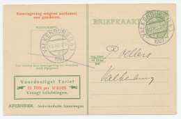 Spoorwegbriefkaart G. NS216 C Valkenburg 1927 - Postal Stationery