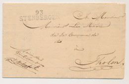 Dinteloord - 93 STENBERGEN - Tholen 1812 - ...-1852 Prephilately