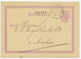 Naamstempel Dieren 1877 - Cartas & Documentos