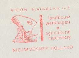 Meter Cover Netherlands 1967 Agricultural Machinery - Agricultura