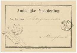 Naamstempel Zuidwolde (Dr:) 1892 - Storia Postale