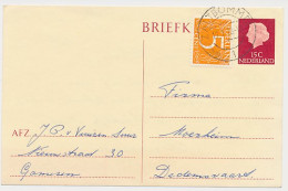 Briefkaart G. 338 / Bijfrankering Zaltbommel - Dedemsvaart 1970 - Entiers Postaux