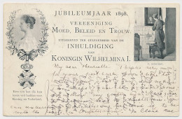 Briefkaart Geuzendam P33 A - Stempel Vroeger Dan Uitgiftedatum - Entiers Postaux
